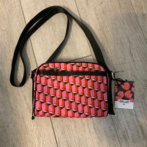 Diane Von Furstenberg x Target Pink Black Camera Crossbody Bag New